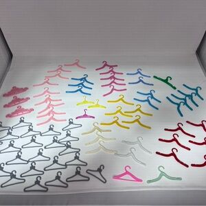 Vintage Barbie And Doll Clothing Hangers Miscellaneous Lot Of 75